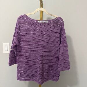 Eight Eight Eight Lavender purple Knit Sweater